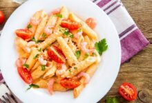 مكرونة بينك صوص بالروبيان 4 وصفات شهية 27 مكرونة بينك صوص بالروبيان