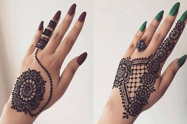 رسومات حنه رقيقة وجذابة للعرائس 7 رسومات-حناء