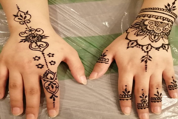 رسومات حنه رقيقة وجذابة للعرائس 12 رسومات-حنة-لليد-