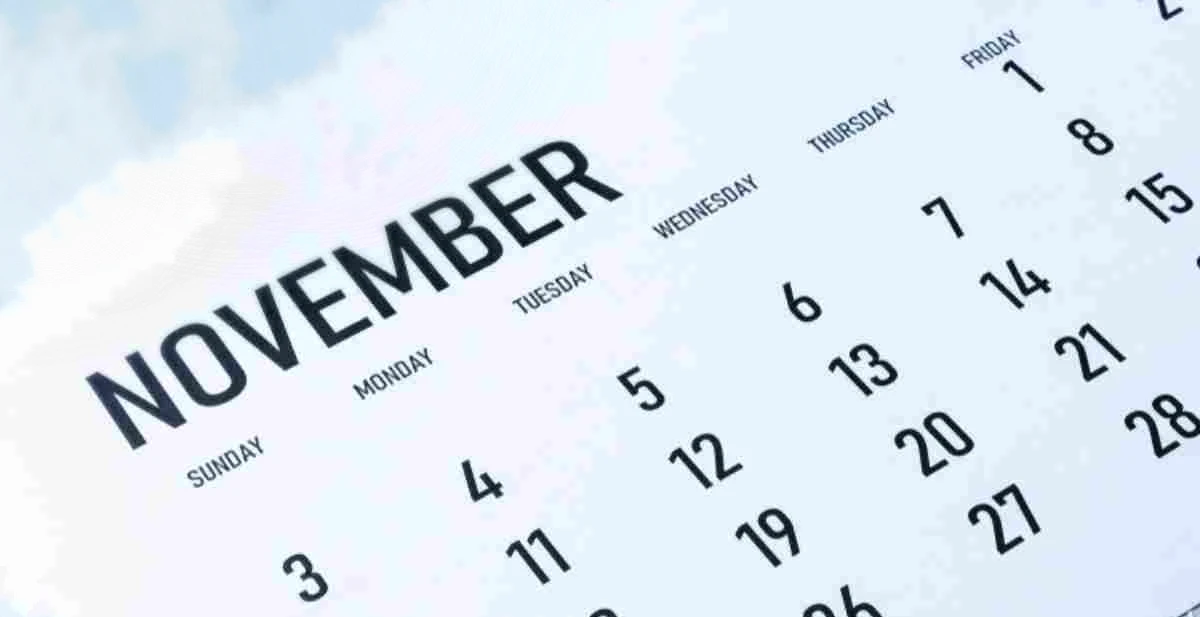 نوفمبر أي شهر 1 نوفمبر أي شهر