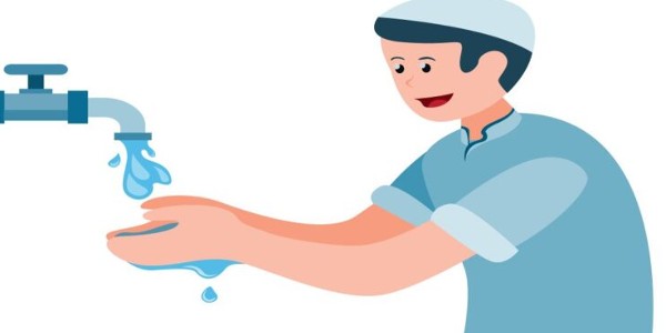 كيفية الوضوء وطريقة الوضو الصحيحة ؟ 3 كيفية الوضوء وطريقة الوضو الصحيحة