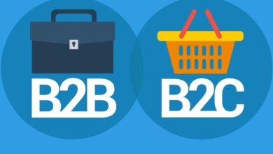 الفرق بين B2B و B2C