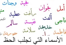 ما هي الأسماء التي تجلب الحظ ؟ 21 الأسماء التي تجلب الحظ