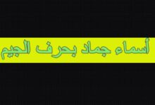 أسماء جماد بحرف الجيم 20 13