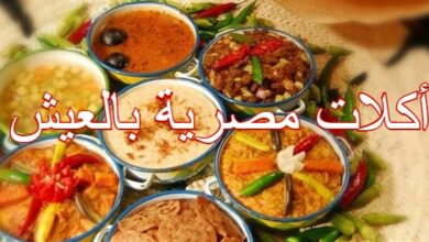 أكلات مصرية بالعيش