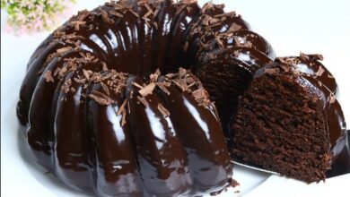 طريقة عمل كيكة الشوكولاتة بالصوص فاطمة أبو حاتي