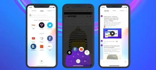 تطبيق Opera Touch