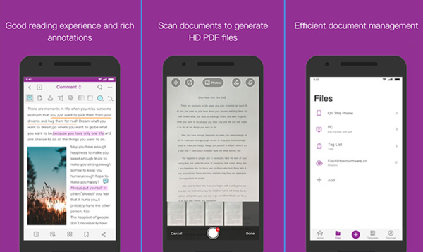 تطبيق Foxit MobilePDF
