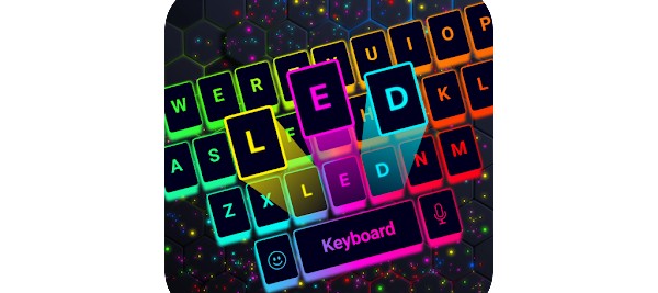 تطبيق لوحة المفاتيح LED