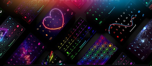 تطبيق لوحة المفاتيح LED