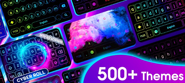 تطبيق لوحة المفاتيح LED