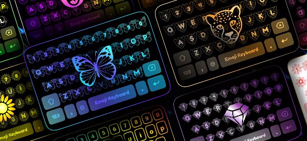 تطبيق لوحة المفاتيح LED